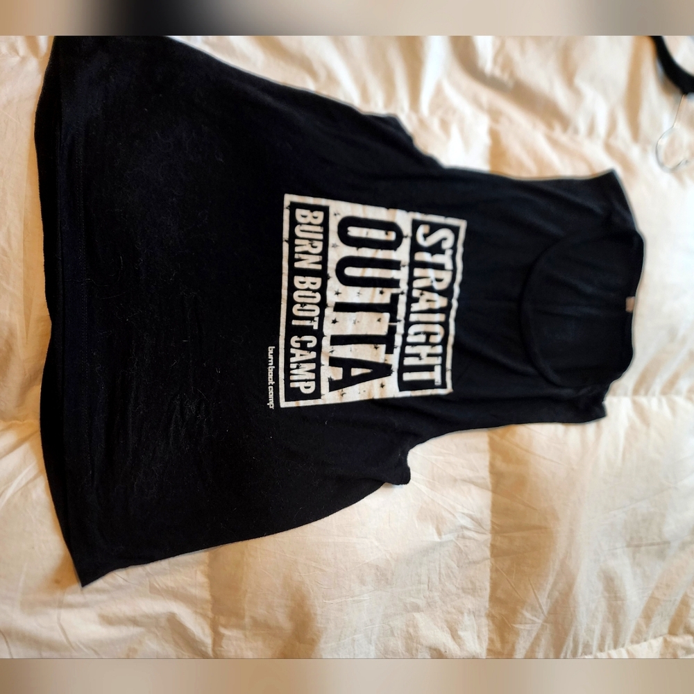 Black Graphic Tank Top